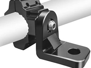 ZIDIYORUO ATV Flag Mount Whip Light Mounting Bracket ، مناسب للخدمة الشاقة لرف أمامي 7 / 8-9 / 8 بوصة ، حامل خلفي ومقود ، متوافق مع دراجات هوندا ، ياماها ، القطب الشمالي للدراجات النارية ATVs (أسود ، قطعة واحدة)