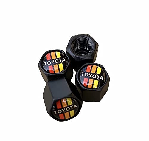 غطاء غبار Tactilian Retro Toyota Valve Stem - أحمر برتقالي وأصفر Yota ألومنيوم مع حلقة مطاطية لإطار عجلة غطاء غبار يناسب السيارات والشاحنات والدراجات والدراجات النارية والدراجات - (4 عبوات) (تويوتا ريترو) غطاء غبار Tactilian Retro Toyota Valve Stem - أحمر برتقالي وأصفر Yota ألومنيوم مع حلقة مطاطية لإطار عجلة غطاء غبار يناسب السيارات والشاحنات والدراجات والدراجات النارية والدراجات - (4 عبوات) (تويوتا ريترو)