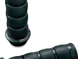 مقابض مقود Kuryakyn 6345 Premium ISO للخانق والقابض: دراجات نارية كاواساكي ، سوزوكي ، فيكتوري وياماها ، أسود لامع ، زوج واحد