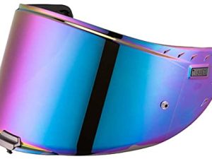 LS2 Challenger Shield Visor Street Motorcycle Helmet Accessories - Blue Mirror / One Size