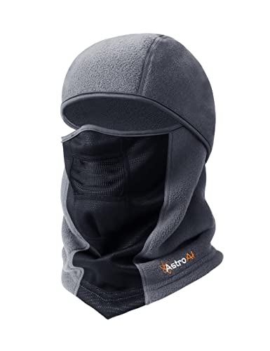 قناع تزلج AstroAI Balaclava للتزلج الشتوي من الصوف الحراري غطاء قناع الوجه للرجال والنساء أكثر دفئًا ومقاوم للرياح ومسامي للطقس البارد للتزلج والعتاد في الهواء الطلق وركوب الدراجات النارية والتزلج على الجليد ، رمادي قناع تزلج AstroAI Balaclava للتزلج الشتوي من الصوف الحراري غطاء قناع الوجه للرجال والنساء أكثر دفئًا ومقاوم للرياح ومسامي للطقس البارد للتزلج والعتاد في الهواء الطلق وركوب الدراجات النارية والتزلج على الجليد ، رمادي