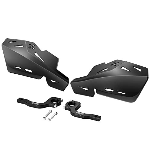 RUTU Motorcycle Handguards للدراجات الترابية ، موتوكروس ، ATV ، CRF KLX KX LTR TRX SX SXF EXC XCW Grizzly ، سكوتر ، هوك 250 (زوج قوس CNC ومفتاح ألين متضمن) - أسود RUTU Motorcycle Handguards للدراجات الترابية ، موتوكروس ، ATV ، CRF KLX KX LTR TRX SX SXF EXC XCW Grizzly ، سكوتر ، هوك 250 (زوج قوس CNC ومفتاح ألين متضمن) - أسود