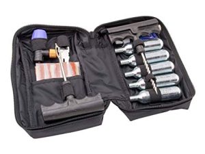 V1 Motor CO2 للدراجات النارية ، ATV ، UTV Flat Repair Kit Tubeless Tire Repair Kit
