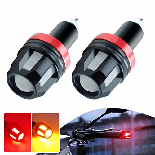 2 قطعة دراجة نارية بدوره إشارات LED ضوء مزدوج اللون شريط نهاية بدوره إشارات قبضة المكونات الجانبية ماركر مصباح ملحق. أبيض + أحمر 2 قطعة دراجة نارية بدوره إشارات LED ضوء مزدوج اللون شريط نهاية بدوره إشارات قبضة المكونات الجانبية ماركر مصباح ملحق. أبيض + أحمر