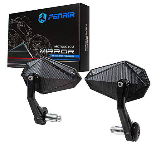FENRIR CNC سبائك الألومنيوم مقهى المتسابق الأسود للدراجات النارية بار نهاية المرايا الجانبية 22 مم 7/8 بوصة مرآة المقود رؤية خلفية عالمية لـ M8 / M6 ستاندرد سوبر سبورت Naked Street Bike Cruiser Scooter Minimoto FENRIR CNC سبائك الألومنيوم مقهى المتسابق الأسود للدراجات النارية بار نهاية المرايا الجانبية 22 مم 7/8 بوصة مرآة المقود رؤية خلفية عالمية لـ M8 / M6 ستاندرد سوبر سبورت Naked Street Bike Cruiser Scooter Minimoto