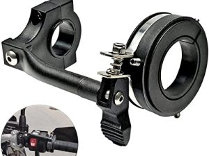 BILLFARO Universal Throttle Lock ، مثبت سرعة الدراجة النارية مساعد الخانق ، ملحق مساعد مسرع قبضة المقود مع قضبان 7/8 "و 1" لهوندا لكاواساكي وياماها لسوزوكي