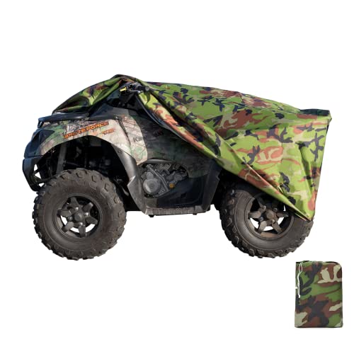 غطاء XYZCTEM مقاوم للماء ATV ، متين شديد التحمل يحمي 4 Wheeler من أمطار الثلج أو الشمس ، مقاس كبير عالمي يناسب حتى 82 بوصة لمعظم الكواد ، قاع مرن قابل للقطر بسرعات عالية (كامو) غطاء XYZCTEM مقاوم للماء ATV ، متين شديد التحمل يحمي 4 Wheeler من أمطار الثلج أو الشمس ، مقاس كبير عالمي يناسب حتى 82 بوصة لمعظم الكواد ، قاع مرن قابل للقطر بسرعات عالية (كامو)