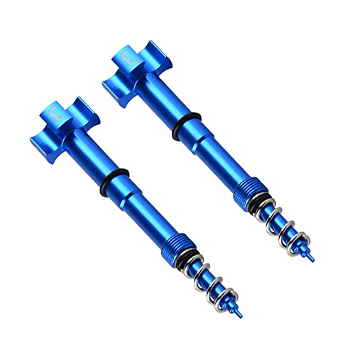 NICECNC Blue 2 قطعة ضابط برغي لخلط الوقود / الهواء العالمي Keihin FCR Carb للدراجات النارية متوافق مع Honda Yamaha Kawasaki Suzuki CRF YZF WR KXF KLX RMZ ، انظر الإعداد NICECNC Blue 2 قطعة ضابط برغي لخلط الوقود / الهواء العالمي Keihin FCR Carb للدراجات النارية متوافق مع Honda Yamaha Kawasaki Suzuki CRF YZF WR KXF KLX RMZ ، انظر الإعداد