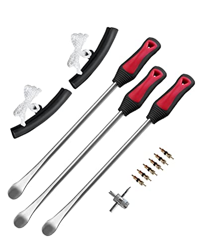 ROTATION Tyre Lever Iron Tool Kit ، 14.5 بوصة فولاذ ، أدوات احترافية لتغيير الإطارات للدراجات النارية ، الدراجة الترابية ، جزازة العشب | طقم مكون من 3 قطع ROTATION Tyre Lever Iron Tool Kit ، 14.5 بوصة فولاذ ، أدوات احترافية لتغيير الإطارات للدراجات النارية ، الدراجة الترابية ، جزازة العشب | طقم مكون من 3 قطع