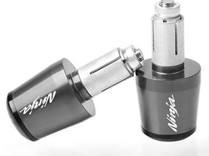 أغطية مقود الدراجة النارية CNC Alu مقاس 7/8 بوصة 22 مللي متر مناسبة لنينجا 650 1000SX ZX6R ZX9R ZX10R ZX12R ZX14R ER6F ER6N التيتانيوم
