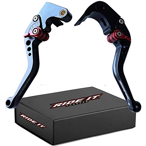 أذرع قابض الفرامل القصيرة من RIDE IT لـ CBR600RR 2007-2022 ، CBR1000RR 2008-2021 ، CB1000R / Neo Sport Cafe 2018-2021-Black Shorty Motorcycle Levers أذرع قابض الفرامل القصيرة من RIDE IT لـ CBR600RR 2007-2022 ، CBR1000RR 2008-2021 ، CB1000R / Neo Sport Cafe 2018-2021-Black Shorty Motorcycle Levers