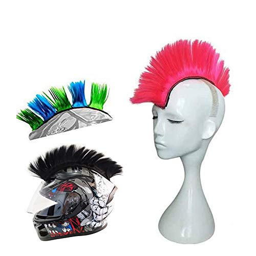 HHongJM Helmet Hawks Motorcycle Helmet Mohawk شعر مستعار اصطناعي للدراجة / خوذة تقريبًا / تصميم قابل لإعادة الاستخدام (خوذة غير مدرجة) HHongJM Helmet Hawks Motorcycle Helmet Mohawk شعر مستعار اصطناعي للدراجة / خوذة تقريبًا / تصميم قابل لإعادة الاستخدام (خوذة غير مدرجة)