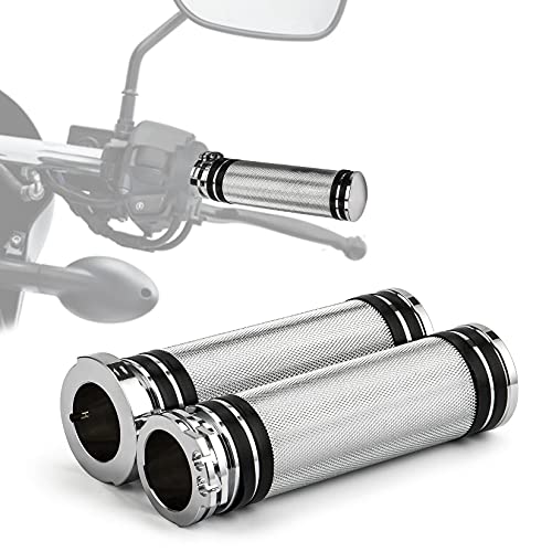 مقابض يد دراجة بخارية مقاس 1 بوصة مقاس 25 مم مقابض بيليه عالمية لرياضة Sportster Fatboy Dyna Softail VRod Cafer Chopper Bobber Custom Touring Road King Electra Glide Street Bob Night Train XL XR مقابض يد دراجة بخارية مقاس 1 بوصة مقاس 25 مم مقابض بيليه عالمية لرياضة Sportster Fatboy Dyna Softail VRod Cafer Chopper Bobber Custom Touring Road King Electra Glide Street Bob Night Train XL XR
