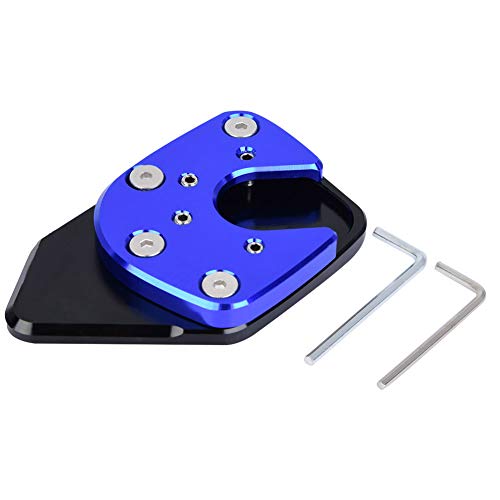 Qiilu Motorcycle Kickstand Side Stand لوحة تمديد لوحة تكبير ل NC750X / X ADV 17-19 (أزرق) Qiilu Motorcycle Kickstand Side Stand لوحة تمديد لوحة تكبير ل NC750X / X ADV 17-19 (أزرق)