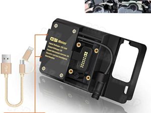 حامل هاتف للدراجات النارية من Willis لسيارة BMW R1200GS ، حامل للهاتف المحمول مع منافذ شحن USB مزدوجة لسيارات BMW ADV F700800GS R1250GS ، حامل ملاحة GPS لهوندا CRF1000L Africa Twin CRF1000L 2016