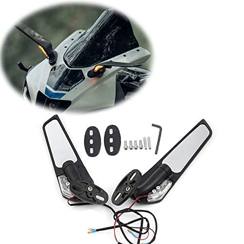مرايا دراجة نارية من QIDIAN بجناح الرياح ومرايا جانبية دوارة قابلة للتعديل لـ Yama 'YZF R25 R3 R125 R15 V2 V3 مرآة الرؤية الخلفية من الفولاذ المقاوم للصدأ ملحقات جناح الجناح مرايا دراجة نارية من QIDIAN بجناح الرياح ومرايا جانبية دوارة قابلة للتعديل لـ Yama 'YZF R25 R3 R125 R15 V2 V3 مرآة الرؤية الخلفية من الفولاذ المقاوم للصدأ ملحقات جناح الجناح