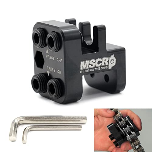 أداة الضغط MSCPR Master Link لتخصصات السحب للدراجة النارية 520525530 مع مفتاح ألين أداة الضغط MSCPR Master Link لتخصصات السحب للدراجة النارية 520525530 مع مفتاح ألين