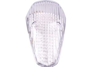 مصباح خلفي لفرامل LED متكامل للدراجة النارية من Mallofusa متوافق مع HONDA SHADOW AERO 750 2004 2005 2006 2007 Clear Len