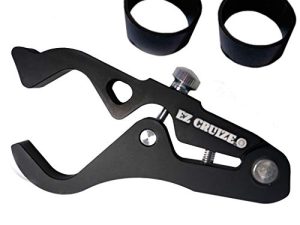 CherryPic Junction Heavy Duty EZ Cruize V-2.0 - مثبت السرعة للدراجات النارية - مساعد الخانق الشامل - مشبك قفل المعصم / اليد - أكبر وأفضل (أسود)