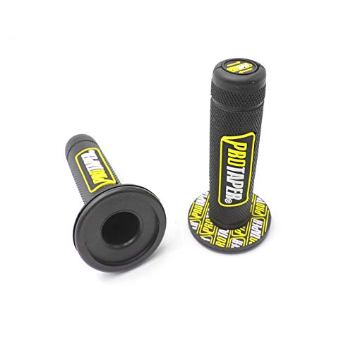 8UCK 7/8 `` 22mm مقود الدراجة النارية العالمي Pro Dirt Pit Bike Grips for Yamaha Honda Kawasaki BMW Suzuki (Yellow) 8UCK 7/8 `` 22mm مقود الدراجة النارية العالمي Pro Dirt Pit Bike Grips for Yamaha Honda Kawasaki BMW Suzuki (Yellow)
