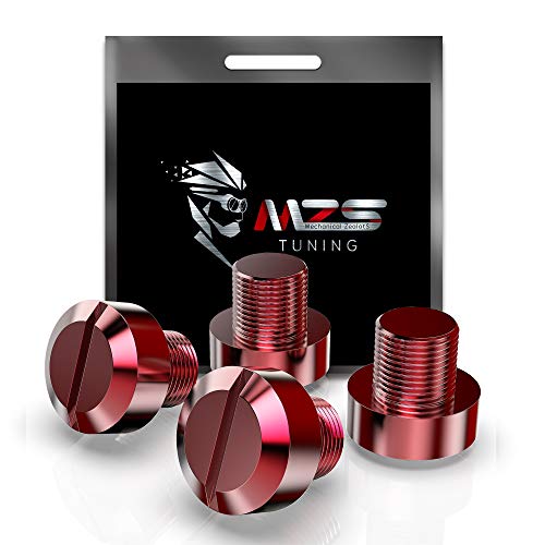 MZS مرآة ثقب المقابس مرايا الدراجات النارية غطاء تقطيع أغطية عالمية CNC الأحمر 4 قطع M10 X 1.25 عكس اتجاه عقارب الساعة متوافق مع Street Naked Road Bike MZS مرآة ثقب المقابس مرايا الدراجات النارية غطاء تقطيع أغطية عالمية CNC الأحمر 4 قطع M10 X 1.25 عكس اتجاه عقارب الساعة متوافق مع Street Naked Road Bike