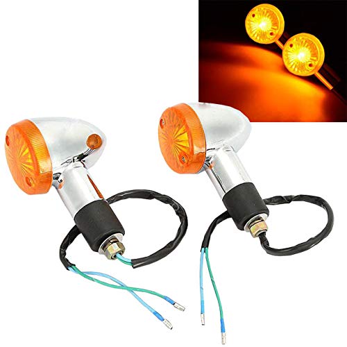 INNOGLOW دراجة نارية بدوره إشارات ضوء 2 قطعة العالمي Panhead رصاصة صغيرة مؤشر الوامض مصابيح لأبريليا دوكاتي هارلي كاواساكي سوزوكي ياماها INNOGLOW دراجة نارية بدوره إشارات ضوء 2 قطعة العالمي Panhead رصاصة صغيرة مؤشر الوامض مصابيح لأبريليا دوكاتي هارلي كاواساكي سوزوكي ياماها