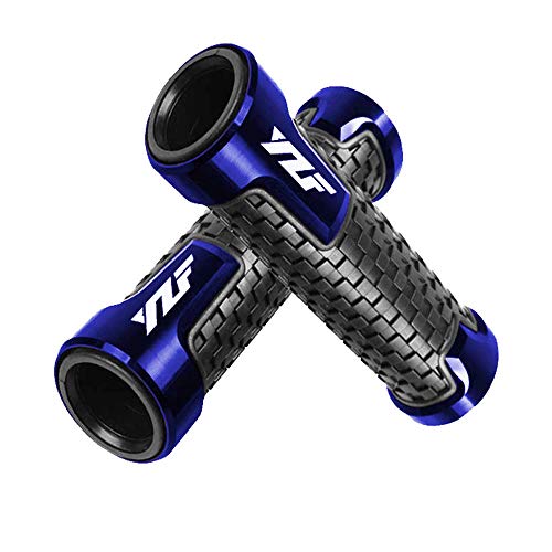 مقود مقود غير قابل للانزلاق للدراجة النارية 7/8 "22 مم مقابض مطاطية لـ YZF 600R R1 98-19 R3 15-19 R6 99-19 R125 08-19 R6S 06-09 R25 14-19 (أزرق) مقود مقود غير قابل للانزلاق للدراجة النارية 7/8 "22 مم مقابض مطاطية لـ YZF 600R R1 98-19 R3 15-19 R6 99-19 R125 08-19 R6S 06-09 R25 14-19 (أزرق)