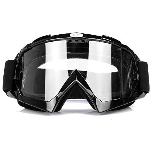 نظارات JAMIEWIN للدراجات النارية ذات العدسة الشفافة ATV Dirt Bike Motocross UTV MX OTG نظارات ركوب الطرق الوعرة المضادة للأشعة فوق البنفسجية والغبار ومضاد للضباب نظارات التزلج على الجليد نظارات JAMIEWIN للدراجات النارية ذات العدسة الشفافة ATV Dirt Bike Motocross UTV MX OTG نظارات ركوب الطرق الوعرة المضادة للأشعة فوق البنفسجية والغبار ومضاد للضباب نظارات التزلج على الجليد