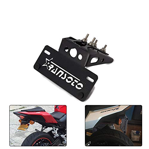 RANSOTO Motorcycle Fender Eliminator حامل لوحة ترخيص متوافق مع Honda CBR500R CB500F 2016-2022 RANSOTO Motorcycle Fender Eliminator حامل لوحة ترخيص متوافق مع Honda CBR500R CB500F 2016-2022