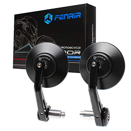 FENRIR CNC سبائك الألومنيوم جولة مقهى المتسابق الرجعية الأسود قضيب دراجة نارية نهاية مرايا جانبية 22 مللي متر 7/8 بوصة مرآة المقود رؤية خلفية عالمية لـ M8 / M6 Sport Naked Street Bike Cruiser Minimoto Scooter FENRIR CNC سبائك الألومنيوم جولة مقهى المتسابق الرجعية الأسود قضيب دراجة نارية نهاية مرايا جانبية 22 مللي متر 7/8 بوصة مرآة المقود رؤية خلفية عالمية لـ M8 / M6 Sport Naked Street Bike Cruiser Minimoto Scooter