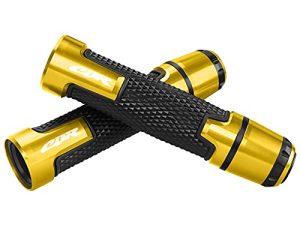YLFDC 7/8 "22 مللي متر مقود الدراجة النارية مع نهايات قبضة لهوندا CBR 600RR F4 F4I CBR 1000RR 954RR 929RR 900RR (ذهبي)