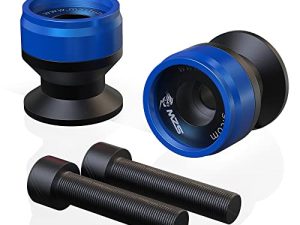 MZS 6MM Swingarm Spools Sliders Stand CNC Universal M6 Blue متوافق مع YZF R1 R3 R6 R6S YZF600R FZ1 FZ6 FZ6R FZ8 FJ09 FZ09 FZ10 MT09 MT10 XSR900 FJR1300 XTZ1200 RSV4 821899959