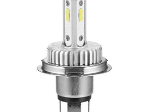 H4 LED مصباح أمامي للدراجات النارية Hi / Lo Beam 9003 لمبة 2500 لومن أبيض 6000k CSP رقائق LED مصباح أمامي للسيارة H4 تصميم 1: 1 (عبوة من 1)