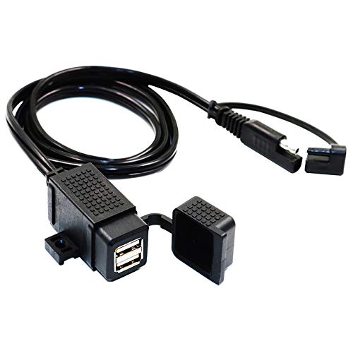 MOTOPOWER MP0609C 3.1Amp مقاوم للماء دراجة نارية مزدوجة شاحن USB عدة SAE إلى كابل مهايئ USB الهاتف اللوحي شاحن GPS MOTOPOWER MP0609C 3.1Amp مقاوم للماء دراجة نارية مزدوجة شاحن USB عدة SAE إلى كابل مهايئ USB الهاتف اللوحي شاحن GPS