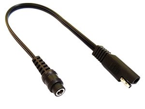 MOTOPOWER MP69006 10 "SAE إلى Coax أنثى محول كابل SAE إلى تيار مستمر اقناع دراجة نارية الحرارة الملابس جاك محول