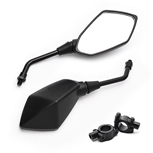 MICTUNING Universal Hawk-eye مرآة الرؤية الخلفية المحدبة - مع 10 مم ، مشبك تثبيت قضيب المقبض متوافق مع كروزر ، سوزوكي ، هوندا ، فيكتوري والمزيد MICTUNING Universal Hawk-eye مرآة الرؤية الخلفية المحدبة - مع 10 مم ، مشبك تثبيت قضيب المقبض متوافق مع كروزر ، سوزوكي ، هوندا ، فيكتوري والمزيد