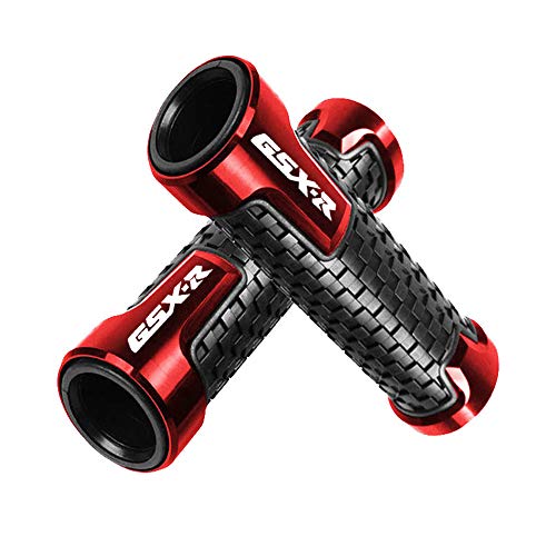 مقود مقود غير قابل للانزلاق للدراجة النارية 7/8 "22 مللي متر مقابض مطاطية لسوزوكي GSXR 600750 1000 (أحمر) مقود مقود غير قابل للانزلاق للدراجة النارية 7/8 "22 مللي متر مقابض مطاطية لسوزوكي GSXR 600750 1000 (أحمر)
