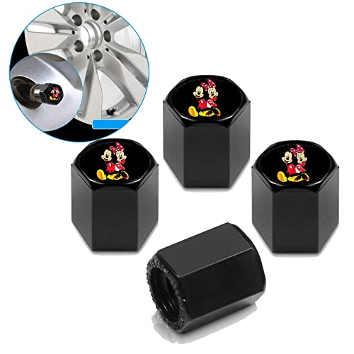 4 قطع من أغطية صمام الهواء لإطارات السيارة من luoji لـ Mickey Mouse Minnie - غطاء جذوع الغبار لإطارات العجلات الآلية مع شعار شعار مقاوم للماء ومقاوم للغبار مناسب للسيارات ، سيارات الدفع الرباعي والشاحنات والدراجات النارية 4 قطع من أغطية صمام الهواء لإطارات السيارة من luoji لـ Mickey Mouse Minnie - غطاء جذوع الغبار لإطارات العجلات الآلية مع شعار شعار مقاوم للماء ومقاوم للغبار مناسب للسيارات ، سيارات الدفع الرباعي والشاحنات والدراجات النارية