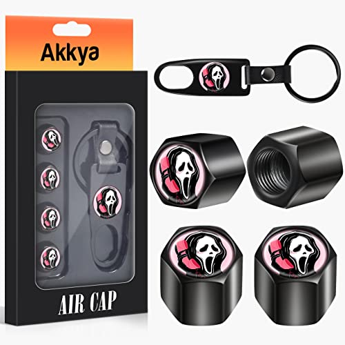 Akkya Tyre Valve Stem قبعات غطاء للسيارة ، دراجة ، دراجات نارية ، جرارات ، دراجات جبلية ، شاحنات ، مرحة ، شبح ، جمجمة ، وجه أسود ، معدن كروم ، غطاء ضغط الهواء ، أجزاء إكسسوارات العجلات Akkya Tyre Valve Stem قبعات غطاء للسيارة ، دراجة ، دراجات نارية ، جرارات ، دراجات جبلية ، شاحنات ، مرحة ، شبح ، جمجمة ، وجه أسود ، معدن كروم ، غطاء ضغط الهواء ، أجزاء إكسسوارات العجلات