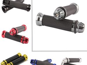 Univeral Motorcycle 7/8 "مقود مقبض يدوي متوافق مع Honda CBR1000RR / 600RR CB1000R 500RR (رمادي)