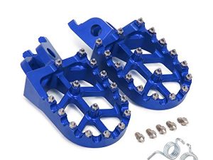 مسند قدم للدراجة النارية مسند للقدمين دواسات مسند للقدم ل CR125R CR250R CRF150R CRF450X CRF250L CRF250RALLY KX250F KX450F KLX450R دراجة نارية دراجة الترابية الأزرق