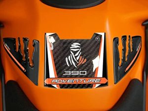 Labelbike 3D Resin Sticker Tank Sticker for Motorcycle Tanks متوافق مع KTM 390 Adventure