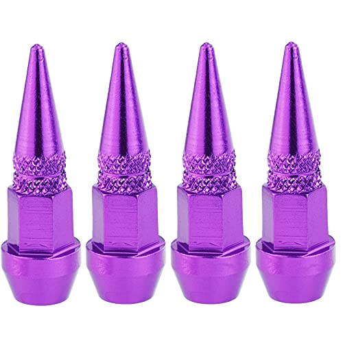 Abfer Spike Valve Stem Caps غطاء ضغط الإطارات الطويل للعجلة غطاء هواء مناسب لمعظم السيارات والشاحنات والدراجات النارية ، بنفسجي Abfer Spike Valve Stem Caps غطاء ضغط الإطارات الطويل للعجلة غطاء هواء مناسب لمعظم السيارات والشاحنات والدراجات النارية ، بنفسجي