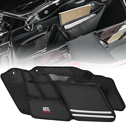 منظمي الأكياس على شكل سرج من KEMIMOTO Street Glide ، 2 عبوة من أجل 2014-2018 2019 2020 2021 2022 Road King Road Glide Electra Glide Saddle Bag Organizers منظمي الأكياس على شكل سرج من KEMIMOTO Street Glide ، 2 عبوة من أجل 2014-2018 2019 2020 2021 2022 Road King Road Glide Electra Glide Saddle Bag Organizers