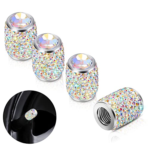 أغطية صمام جذعي للإطارات Bling ، أغطية إطارات كريستالية من حجر الراين اللامع أغطية صمام إطار السيارة العالمية ضد الغبار لشاحنة SUV للدراجات النارية والدراجات النارية (AB) أغطية صمام جذعي للإطارات Bling ، أغطية إطارات كريستالية من حجر الراين اللامع أغطية صمام إطار السيارة العالمية ضد الغبار لشاحنة SUV للدراجات النارية والدراجات النارية (AB)