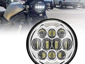 LX-LIGHT ترقية جديدة 80 واط 5-3 / 4 5.75 بوصة مصباح أمامي LED مع DRL متوافق مع Sportster Iron 883 1200 Dyna Street Bob FXDB