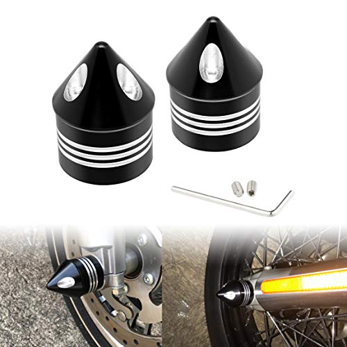 أغطية صواميل المحور الأمامي الأسود PBYMT متوافقة مع Harley Davidson Dyna Softail Touring Road King Electra Street Glide 2008-2020 أغطية صواميل المحور الأمامي الأسود PBYMT متوافقة مع Harley Davidson Dyna Softail Touring Road King Electra Street Glide 2008-2020