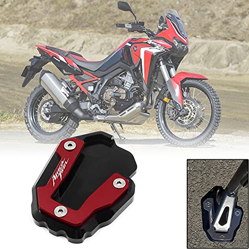 لهوندا CRF1100L CRF 1000 L أفريقيا التوأم CRF1100L 2017-2022 دراجة نارية مسند القدم الجانب حامل تمديد وسادة دعم لوحة لهوندا CRF1100L CRF 1000 L أفريقيا التوأم CRF1100L 2017-2022 دراجة نارية مسند القدم الجانب حامل تمديد وسادة دعم لوحة