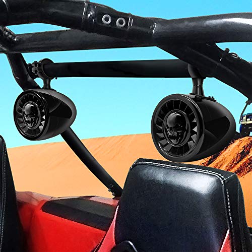 GoHawk AS5-X Gen.3 All-in-One 600W مكبر صوت مدمج 5 "كامل المدى مقاوم للماء بلوتوث ATV RZR UTV مكبرات صوت ستيريو نظام مضخم صوت USB AUX ، 1.5 إلى 2" Rollcage Bar Polaris 4 Wheeler Can-Am GoHawk AS5-X Gen.3 All-in-One 600W مكبر صوت مدمج 5 "كامل المدى مقاوم للماء بلوتوث ATV RZR UTV مكبرات صوت ستيريو نظام مضخم صوت USB AUX ، 1.5 إلى 2" Rollcage Bar Polaris 4 Wheeler Can-Am