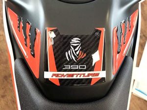 ملصق دبابة ثلاثي الأبعاد من Labelbike مع ملصق جل راتنج للدراجات النارية متوافق مع KTM 390 Adventure
